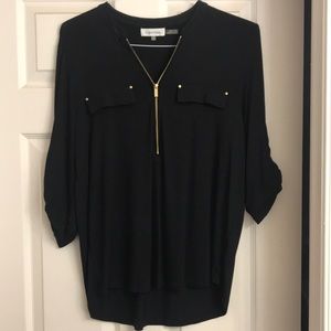 Zipper blouse